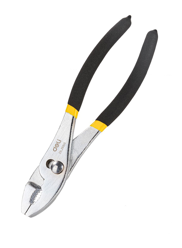 

Deli 8-Inch Slip Joint Pliers, EDL25508, Silver/Yellow/Black