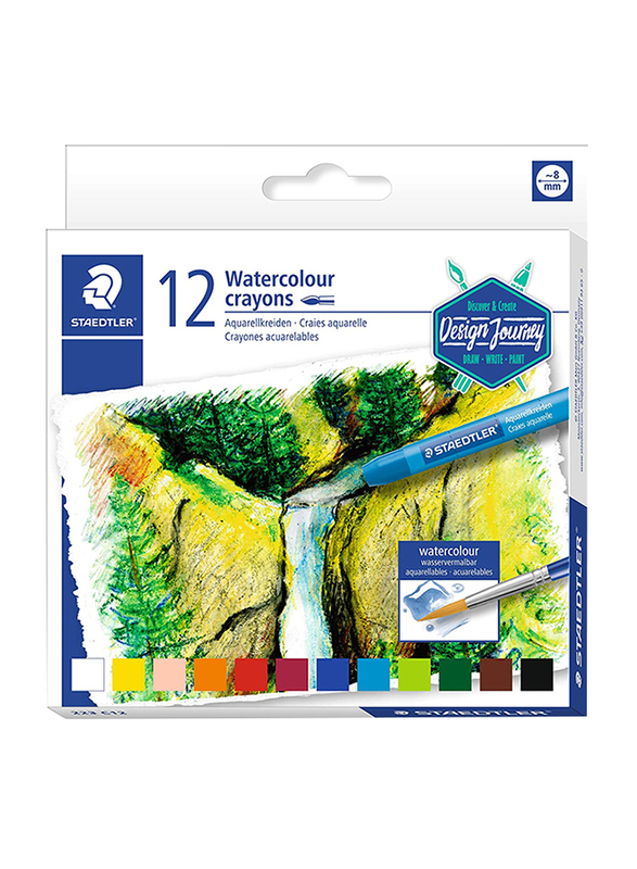 

Staedtler StaEDT Perfumeler 223 C12 Watercolor Crayons, 12-Pieces, Multicolor