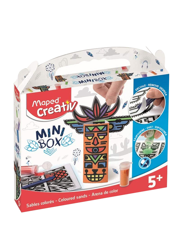 

Maped Creativ Color Mini Box Set with Coloured Sand Art, 8 Pieces, Multicolor
