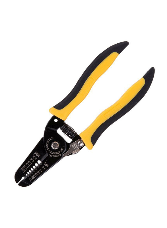 

Deli 7-Inch Wire Stripper, EDL2607, Black/Yellow