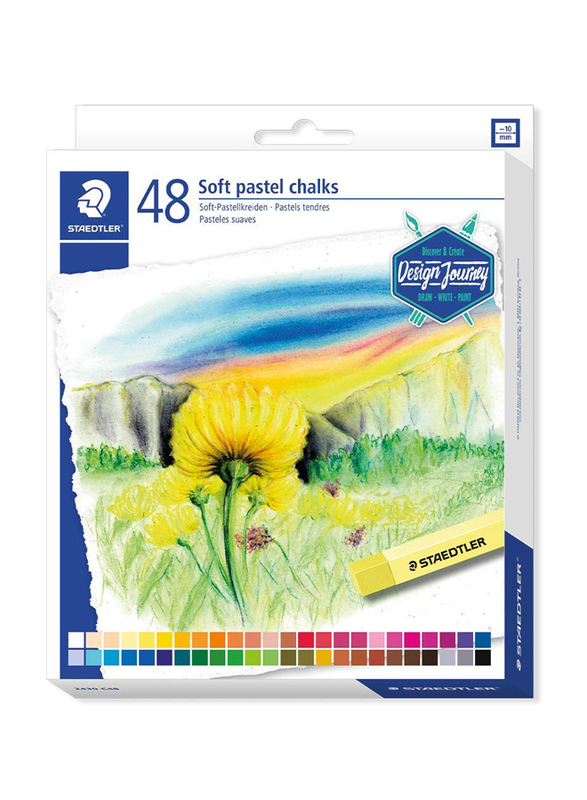 

Staedtler StaEDT Perfumeler 2430C48 Soft Pastel Chalks, 48-Pieces, Multicolor
