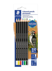 Staedtler 10820BK6-CST Permanent Coloring Pencils Set, 6 Pieces, Multicolor