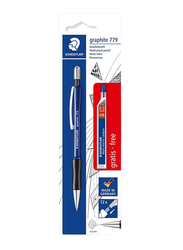 Staedtler Graphite779 Mechanical Pencil with Leads, 0.5mm, 7795Abk25D, Black