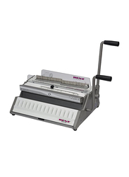 Renz Manual 3:1 Punch and Bind, RZ-BM-SRW-360, White/Grey