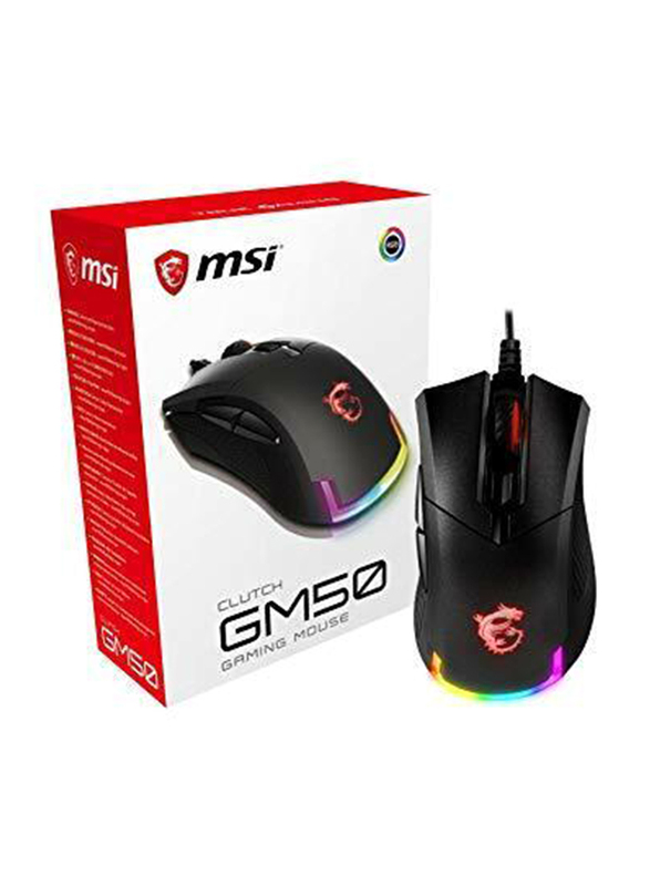 

Multiple MSI Clutch GM50 Wired Optical Gaming Mouse, Black