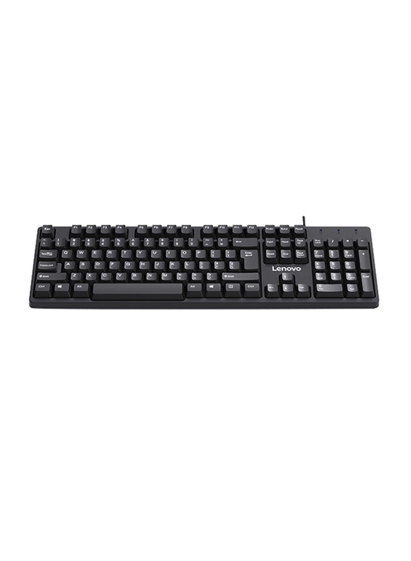

Lenovo K101 Wired English Keyboard, Black