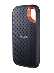 Sandisk 500GB SSD Extreme USB-C External Portable Hard Drive, USB 3.1, Black