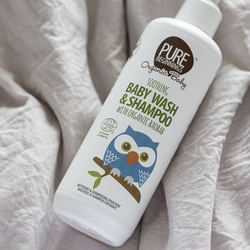 Pure Beginnings 500ml Organic Vegan Soothing Baby Wash & Shampoo with Baobab