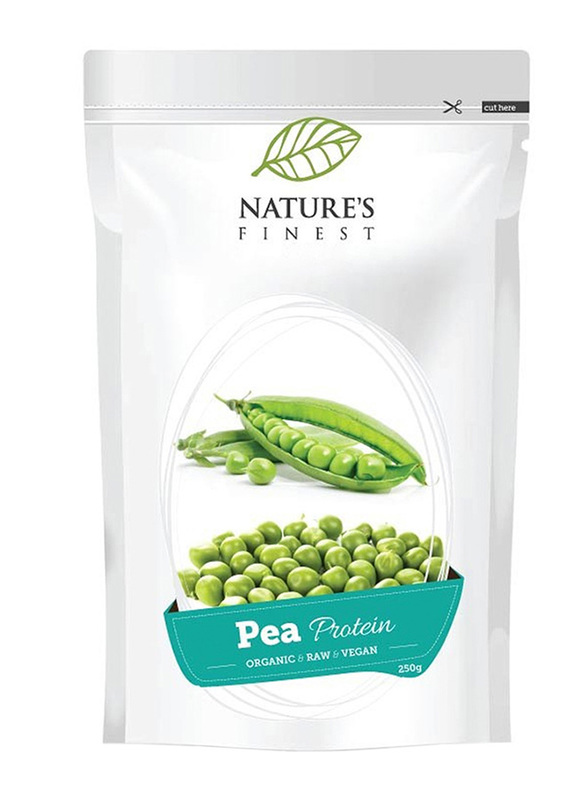 Natures Finest Organic Pea Protein Powder, 250g, Bio Pea