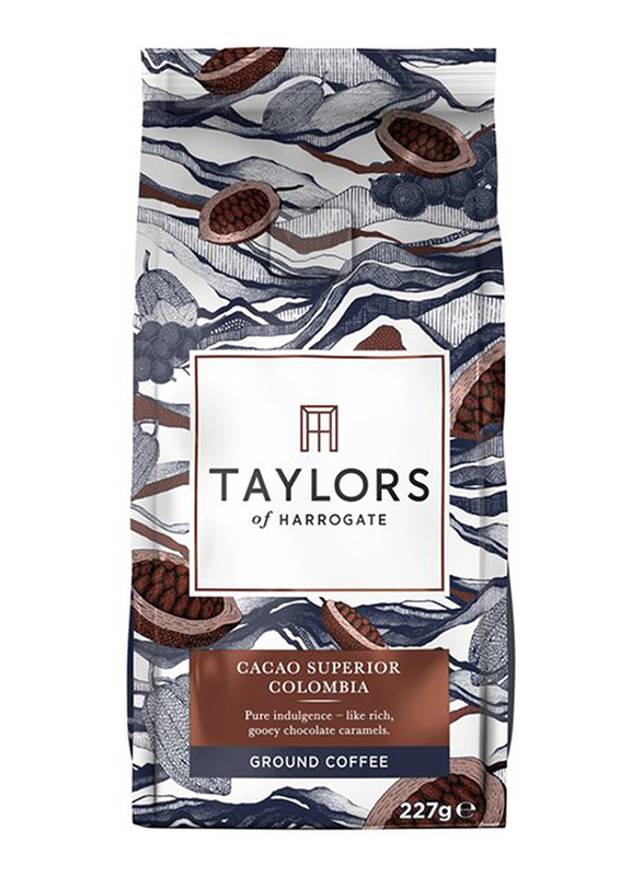 Taylors of Harrogate Colombia Cacao Superior Ground Coffee, 227g