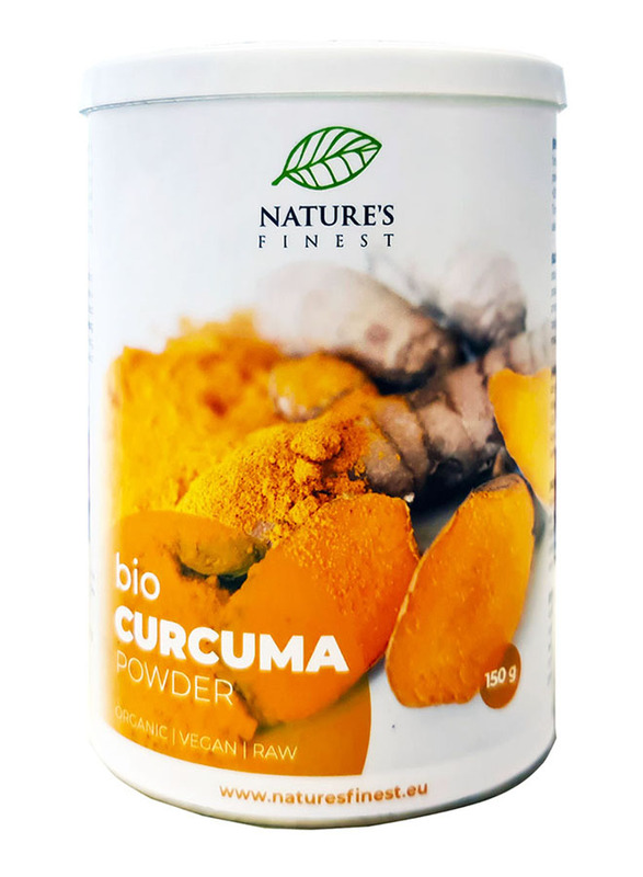 Natures Finest Organic Curcuma Turmeric Root Powder, 150g, Curcuma