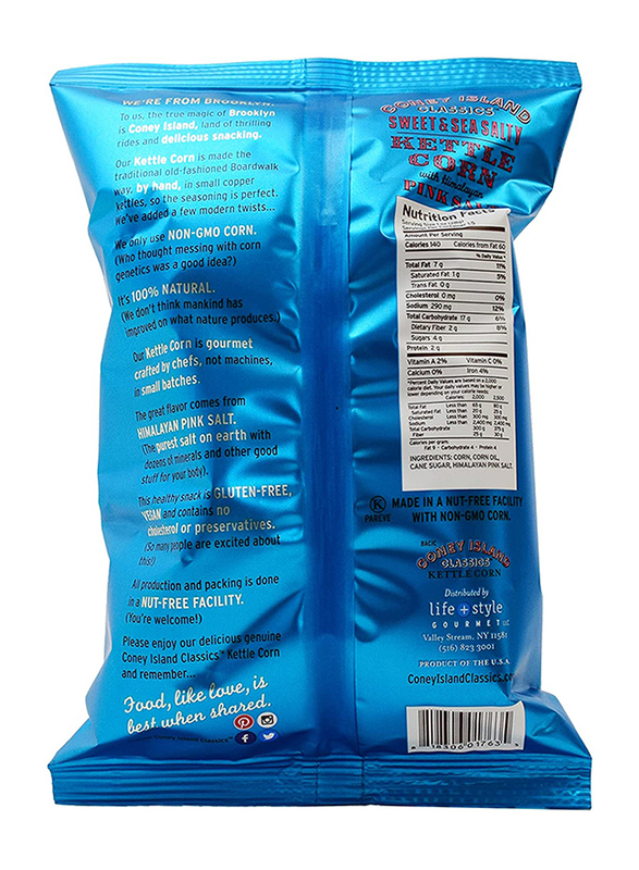 Coney Island Classics Sweet & Sea Salt Popcorn, 42g