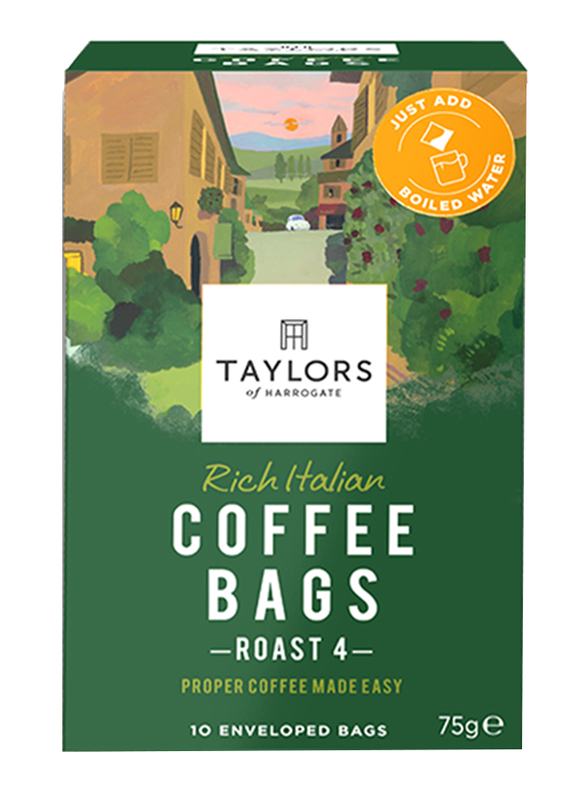 Taylors Of Harrogate Rich Italian Coffee Bags, 75g