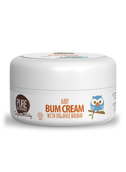 Pure Beginnings 125ml Organic Vegan Baby Bum Cream with Organic Baobab
