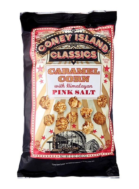 Coney Island Classics Caramel with Himalayan Pink Salt Popcorn, 340g
