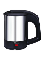 Clikon 0.5L Stainless Steel Kettle, 1000W, CK5132, Silver/Black