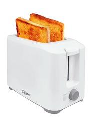 Clikon 2-Slice Bread Toaster, 700W, CK2436, White