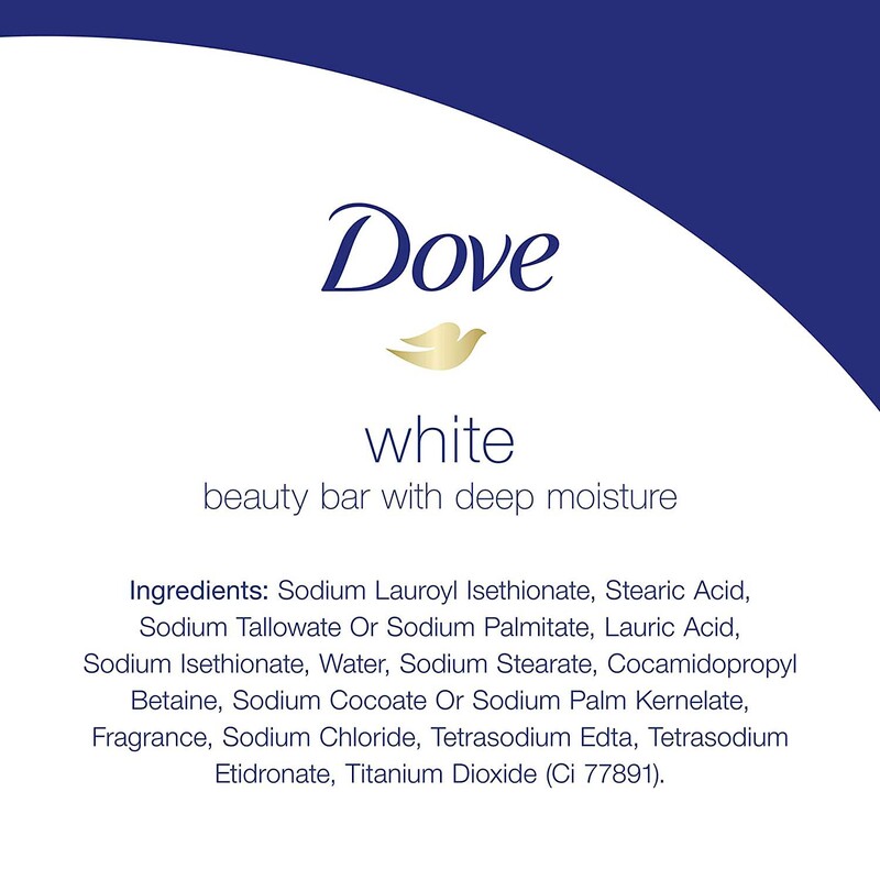 Dove Beauty Cream Soap Bar, White, 135gm