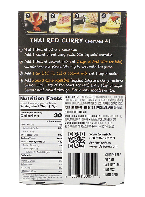 Desiam Red Thai Curry Paste, 70g
