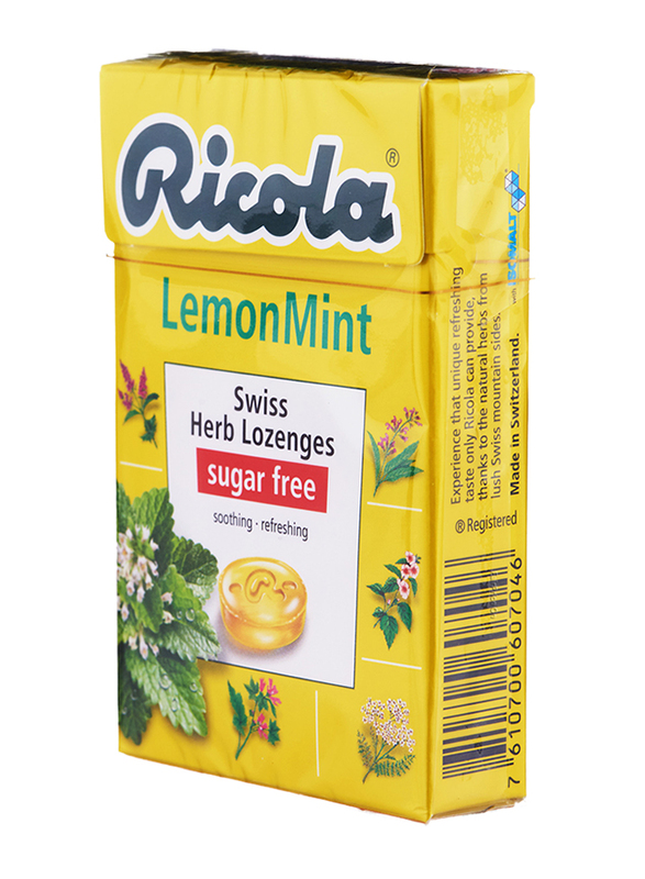Ricola Lemon Mint Swiss Herb Lozenges, 45gm