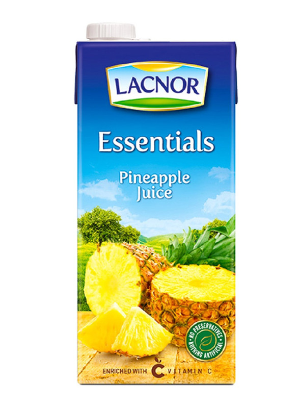 Lacnor Essentials Pineapple Juice, 1 Liter