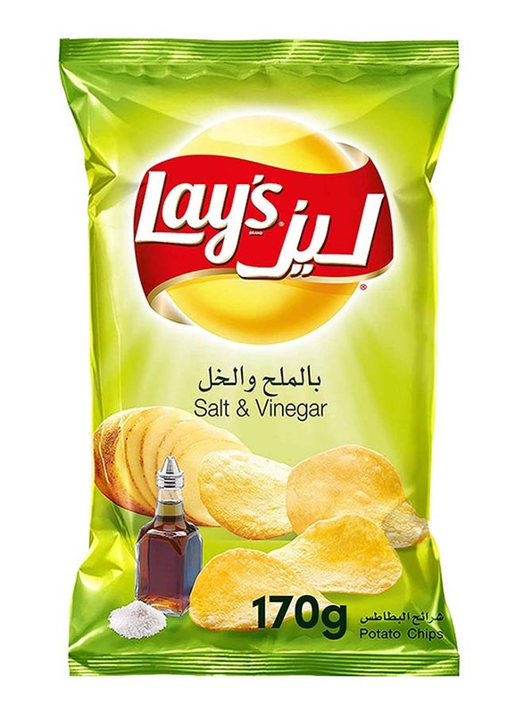 Lay's Salt & Vinegar Potato Chips, 170g