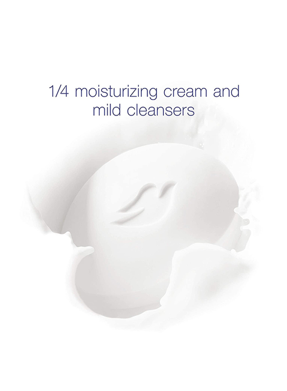 Dove Beauty Cream Soap Bar, White, 135gm