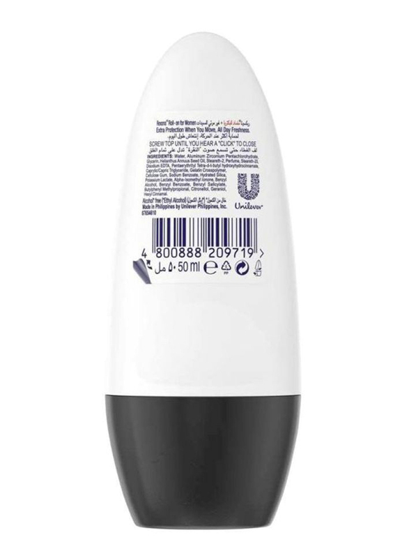 Rexona Antibacterial + Invisible Deodorant Roll On for Women, 50ml