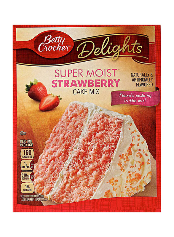 Betty Crocker Delights Strawberry Mix Cake, 400g