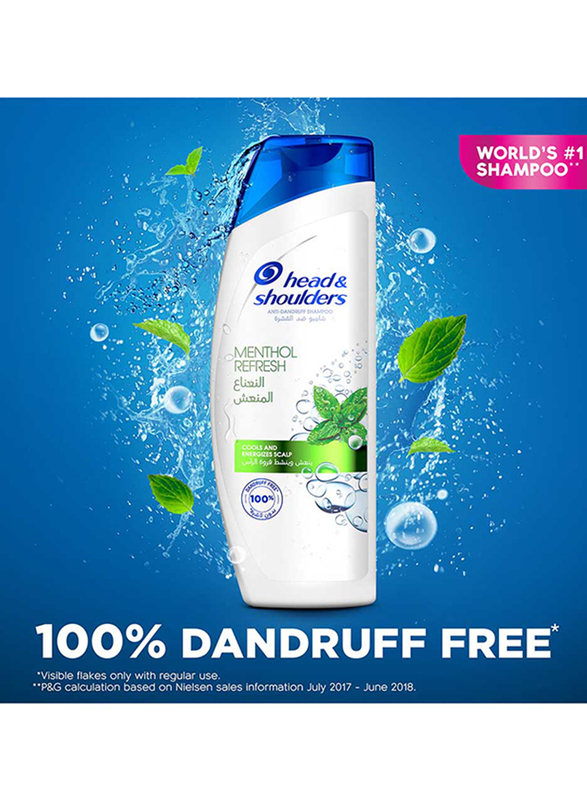 Head & Shoulders Menthol Refresh Anti-Dandruff Shampoo for All Hair Types, 400ml