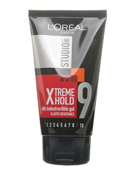 L'Oreal Paris Studio Line Xtreme Hold 9 48HR Indestructable Gel for All Hair Types, 150ml