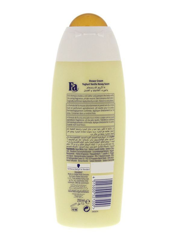 Fa Yoghurt Vanilla Honey Shower Cream, 250ml