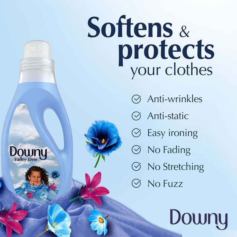 Downy Valley Dew Regular Fabric Softener, 1 Liter