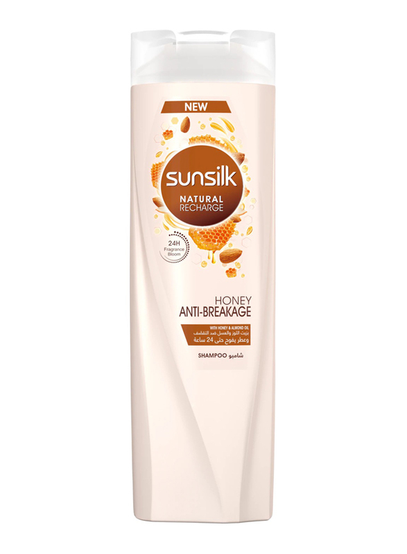 Sunsilk Natural Recharge Honey Anti-Breakage Shampoo for All Hair Types, 400ml