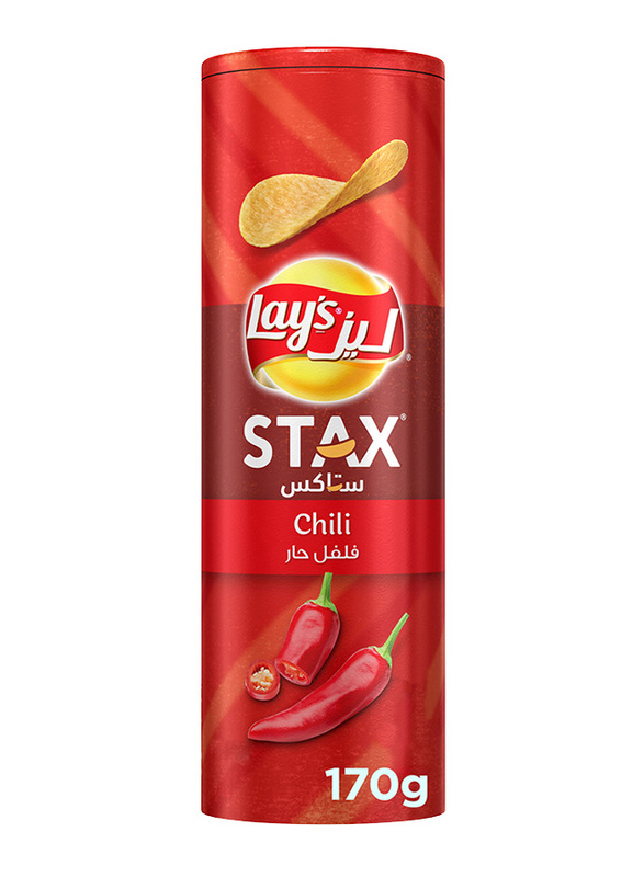 Lay's Stax Chili Potato Crisps, 170g
