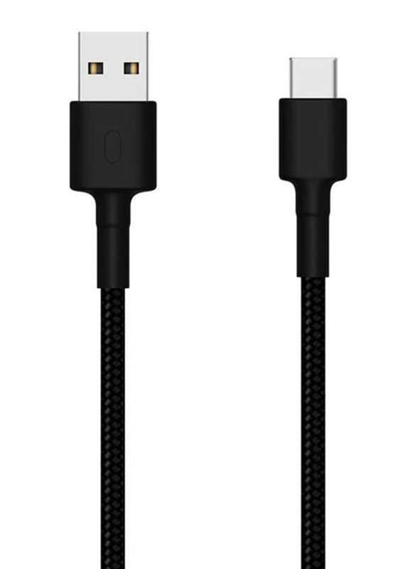 Xiaomi 1-Meter Mi Braided USB Type-C Cable, Fast Speed USB Type A Male to USB Type-C for Smartphones/Tablets, Black