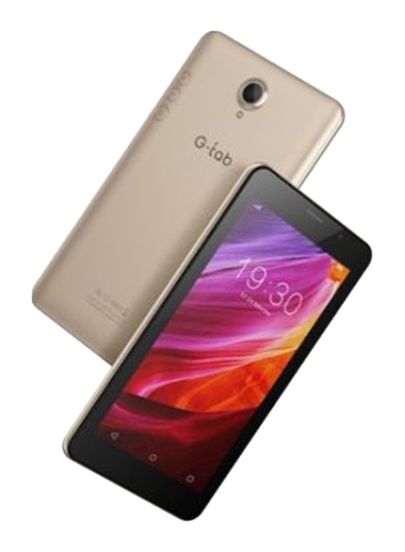 G-Tab C3 16GB Gold 7-inch IPS LCD Tablet, 1GB RAM, Wi-Fi + 3G