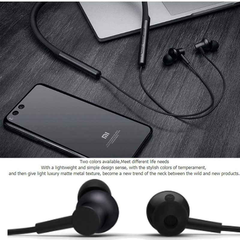 Xiaomi Mi ZBW4426GL Bluetooth In-Ear Neckband Earphones, Black