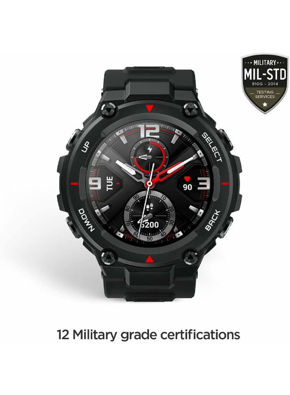 Xiaomi Amazfit T-Rex A1919 Smartwatch, GPS, Rock Black