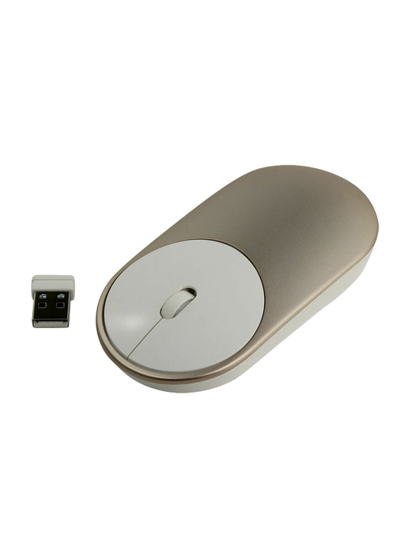 Xiaomi Mi Wireless Portable Optical Mouse, Gold