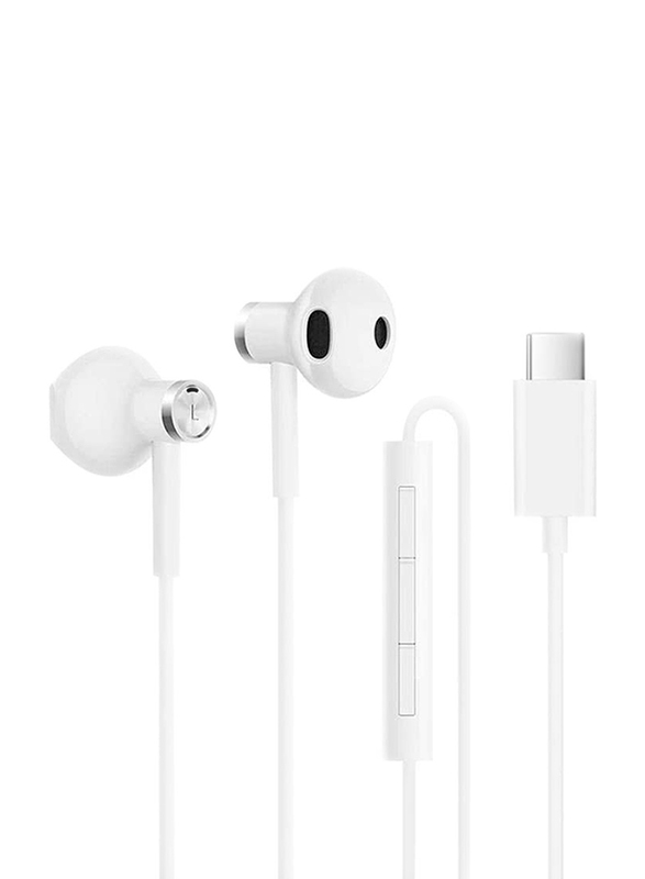 Xiaomi Mi Type-C In-Ear Dual Driver Earphones, White