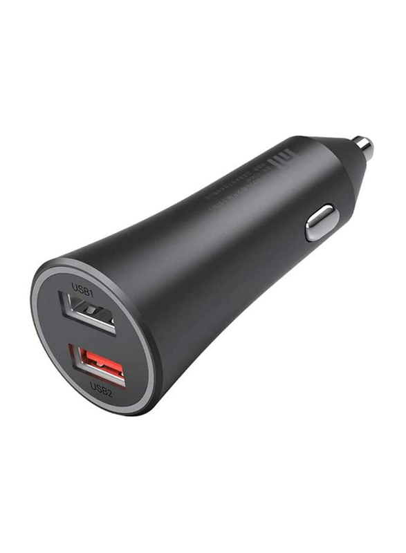 Xiaomi Mi GDS4147GL Car Charger, 37W with 2 USB Port, Black