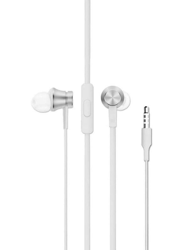 Xiaomi Mi ZBW4355TY 3.5mm Jack In-Ear Headphones, Basic Silver