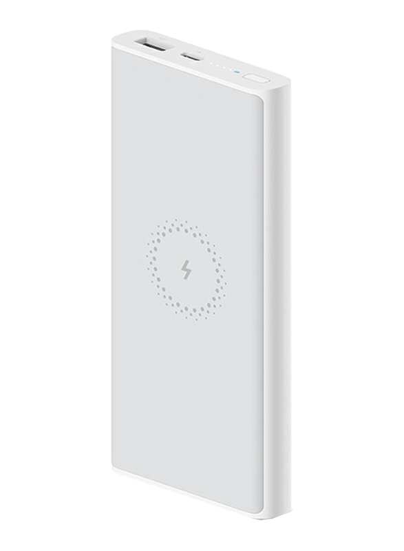Xiaomi 10000mAh Mi Wireless Essential Power Bank with USB Type-C, White