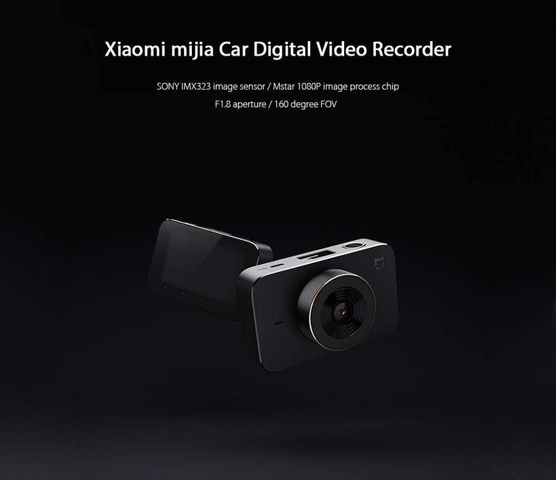 Xiaomi Mijia 1S Dash Cam, 1080p, Black