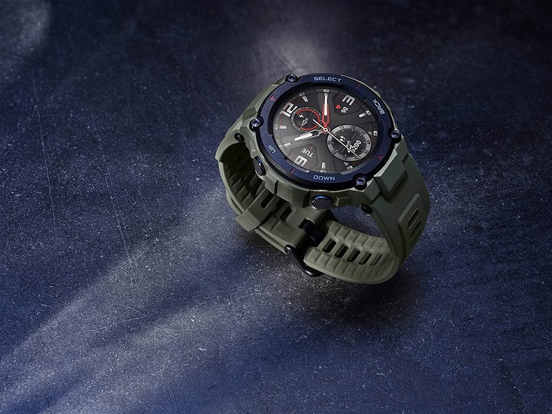 Xiaomi Amazfit T-Rex A1919 Smartwatch, GPS, Army Green