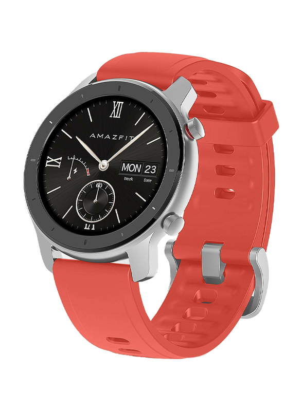 Xiaomi Amazfit GTR A1910 42mm Smartwatch, GPS, Coral Red