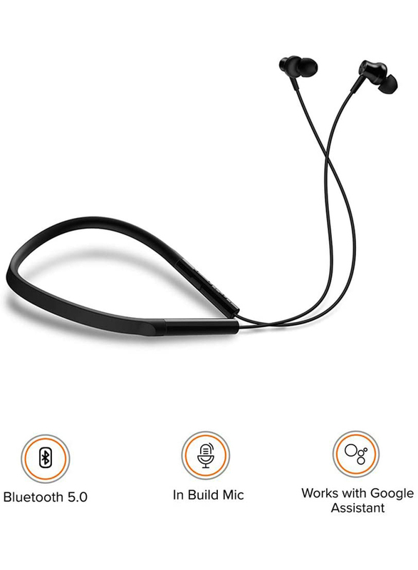 Xiaomi Mi ZBW4426GL Bluetooth In-Ear Neckband Earphones, Black