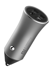 Xiaomi Mi GDS4104GL Car Charger Pro, 18W with 2 USB Port, Silver