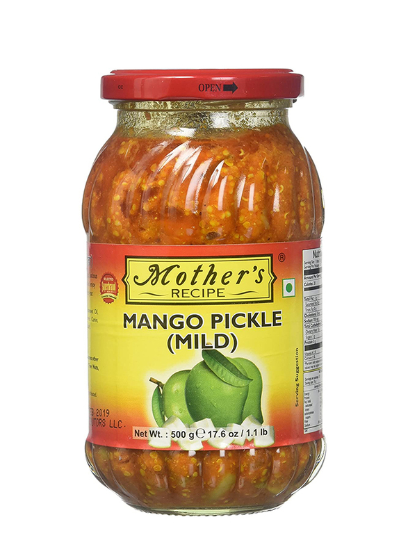 

Mothers Recipe Mild Mango Pickle, 500g
